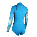 Pele do mar mangas compridas pernas curtas surf wetsuits