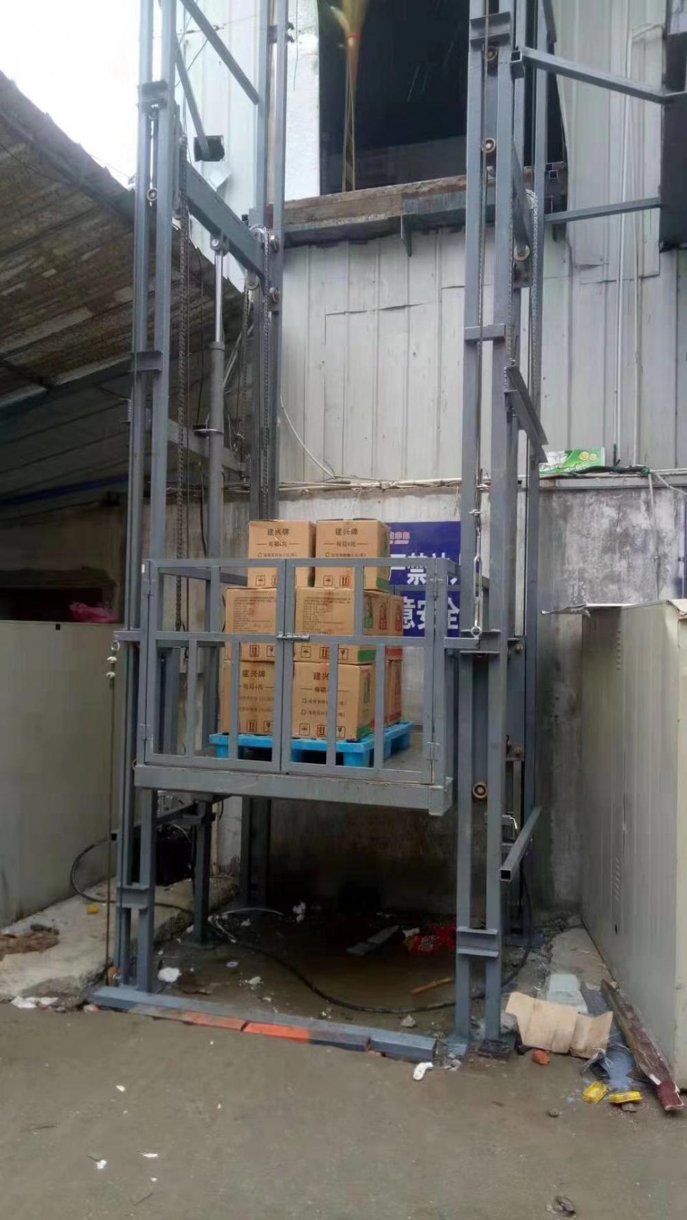 1000-5000kg warehouse hydraulic cargo lift