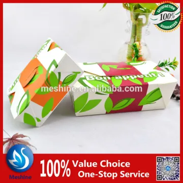 Take away paper disposable salad container