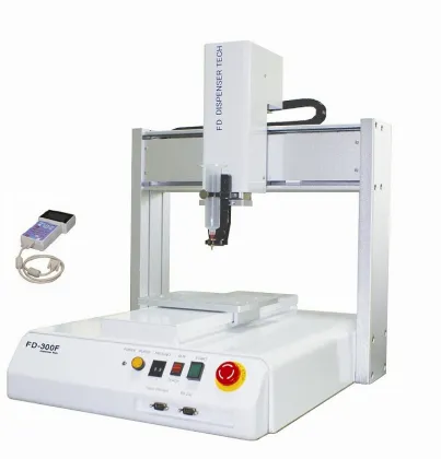 Electronics Computer Control Plastisol Glue Automatic Dispensing