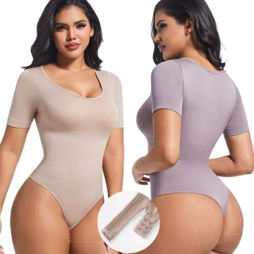 Women High Compression Waist Trainer Jumpsuit - Slim Body Shapewear with Tummy Control
