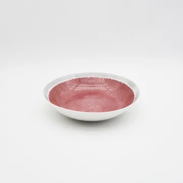 Colorful Reactive Glaze Stoneware Bowl