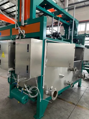 Double-cylinder double-station feeding forming machine