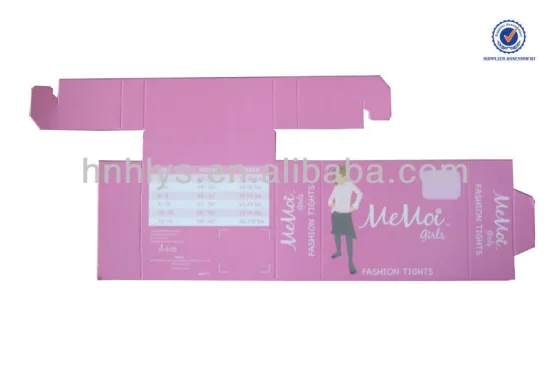 Customized Fashion Tights Packaging Box