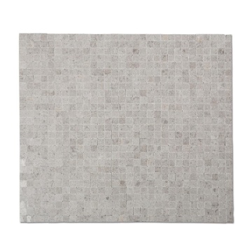 Cinderella Seamless Grey Marble Mosaic Tiles - Samistone 2/5" Square"