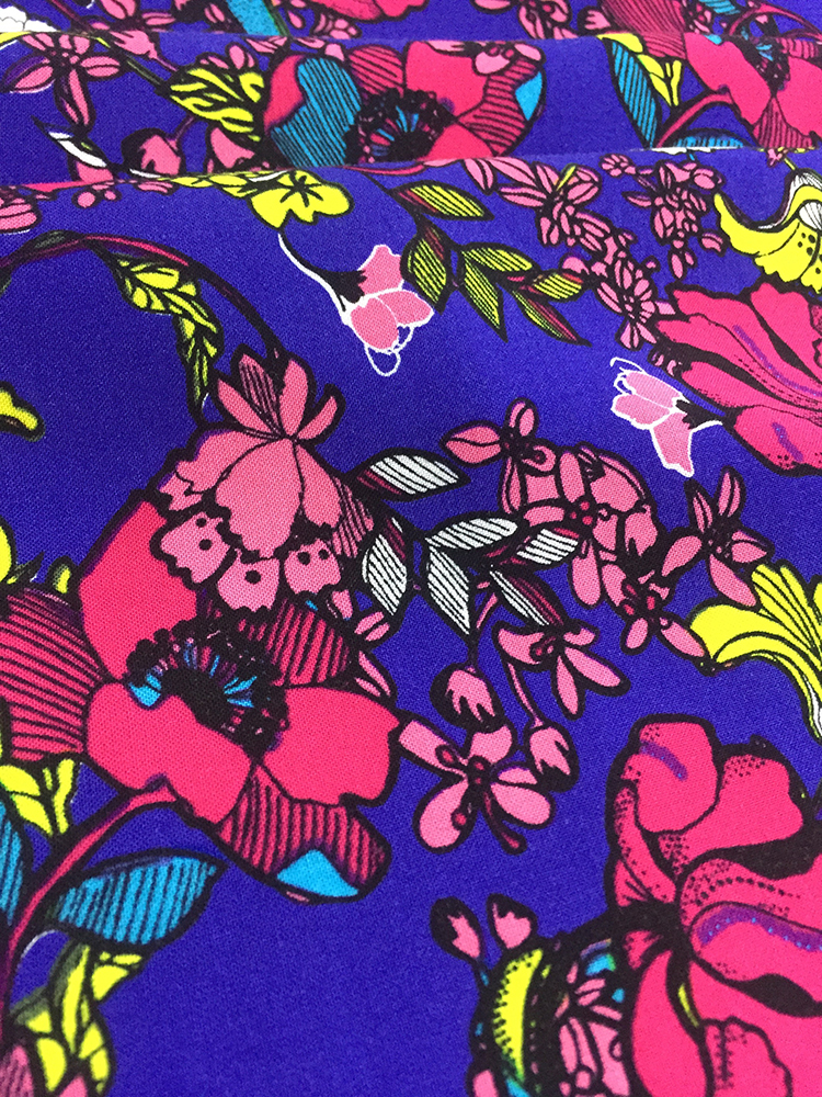 Rayon Challis Air Jet Printing Fabric