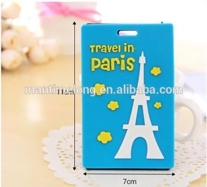 standard size pvc luggage tag business card size luggage tag airplane luggage tag