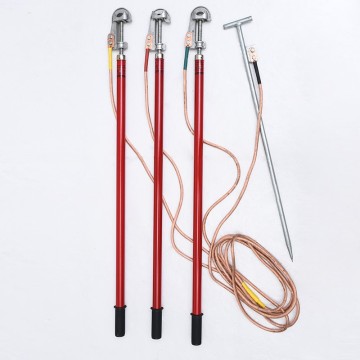 Portable High Voltage Earthing Set for Overhead Lines