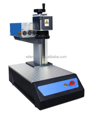 Cam ve kağıt kutu logo gravürü için UV lazer işaretleme makinesi (3D UV 5W 10W)