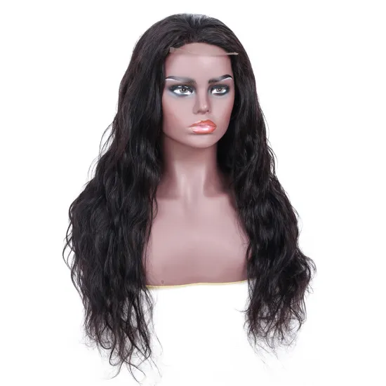 brazilian cuticle aligned body wave women 4x4 closure lace wig human hair closure wig