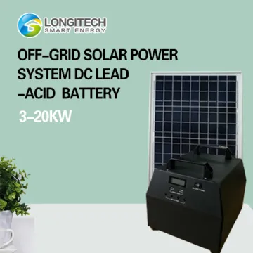 off-Grid Solar Power System DC Lead-Acid Battery