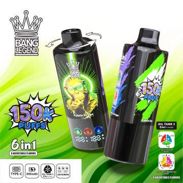 Bang Legend 6in1 150k puffs vape