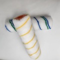 Pennello a rulli di pittura in schiuma maniglia di plastica