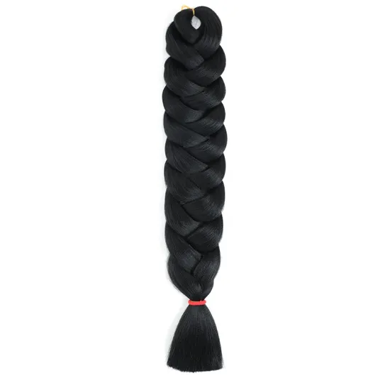 Synthetic Jumbo Braids 41 inches 165g/piece Hot Water Use Braids Low Temperature Flame Retardant Synthetic Fiber Tangle Free