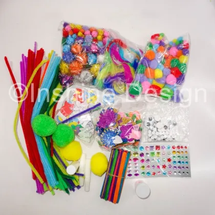DIY Craft Kits and Supplies for Toddlers' School Projects and Home Education