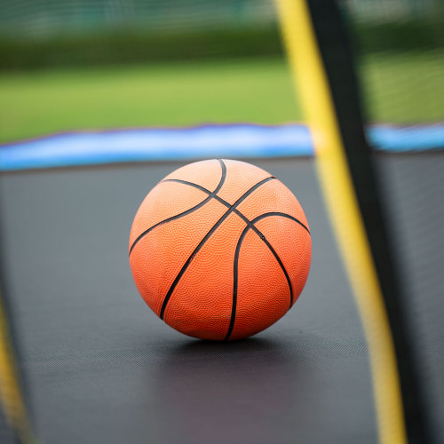 Outdoor Trampoline 10ft with Basketball Hoop