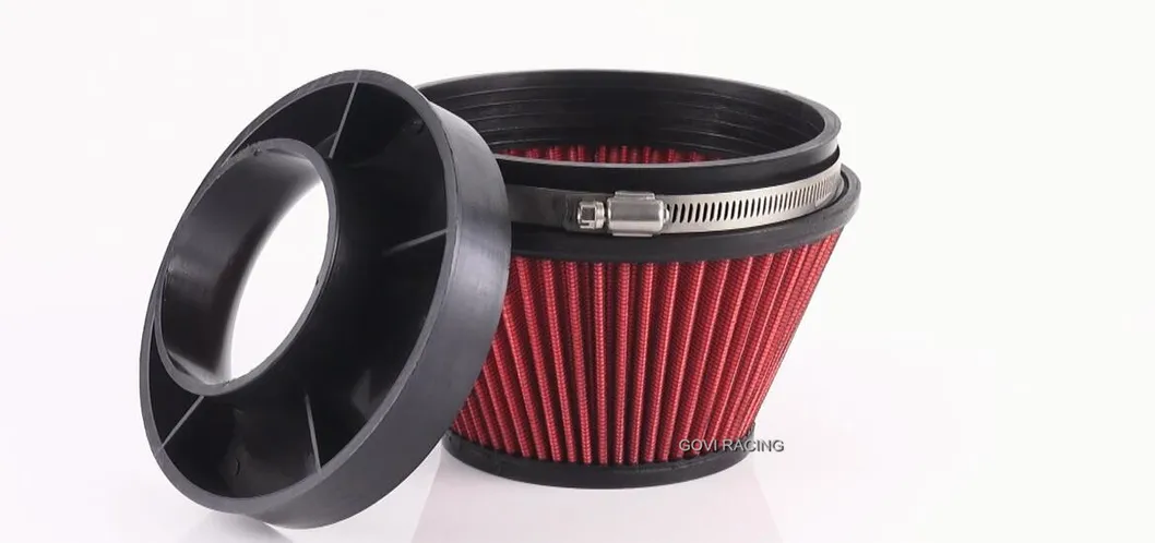 Assunzione di filtro aria aria rossa di altezza 102 mm con stack di velocità 3 ′ ′/3,5 ′ ′/4 ′ universale
