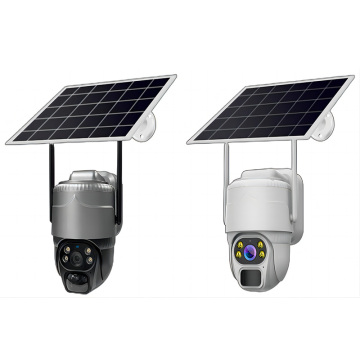 V380 3MP Outdoor WiFi Solar Camera - Wireless CCTV Security Camera with Two-Way Audio