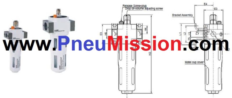 Pneumatic Frl Air Treatment Units Air Filter Regulators