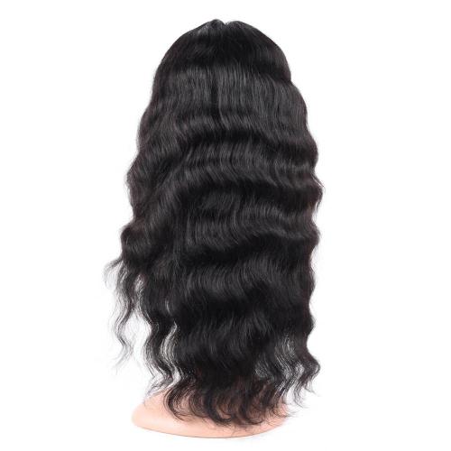 LONG SIZE UNPROCESSED BRAZILIAN HAIR WAVY PART LACE WIG