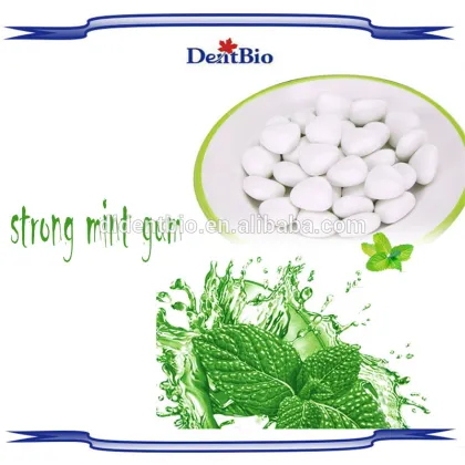 Chewing gum strong peppermint chewing gum