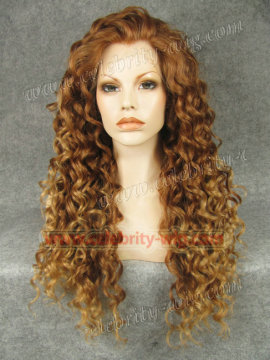 Caramel Color Drag Queen Rupaul Synthetic Lace Front Wig