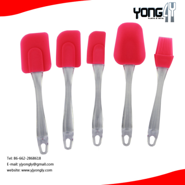 Food grade & coloful best silicone and plastic spatula