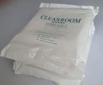 Dust Free Cleanroom Wiper Superior Microfiber Cleaning Cloth For Refined Industrial