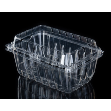 Caja de fruta de plástico transparente