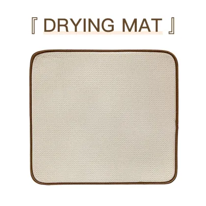 Kitchen Placemat Waffle Dish Drying Mat