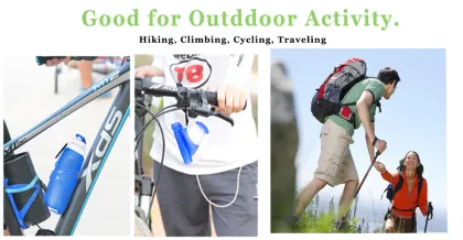 BPA Free Leak Proof Silicone Water Bottle