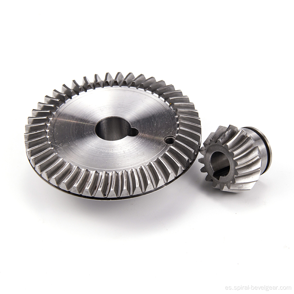 Engranajes bisel espirales de diámetro terminado para maquinaria médica