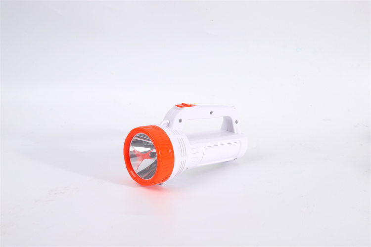 Kostengünstige wiederaufladbare Taschenlampe Griff LED-Lampe Handgehaltes Suchlicht