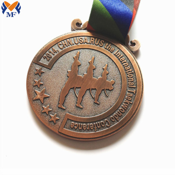 Custom sports diecast copper medals online