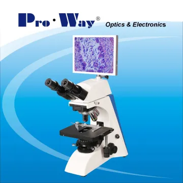 LCD Digital Screen Biological Microscope with Software