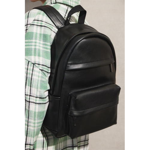 Soft Leather Casual Backpack