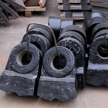 Optimized Manganese Steel Crusher Hammerheads