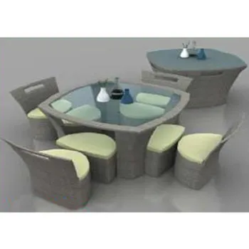 Outdoor furniture set, aluminium frame, rust-prevention and powder coated