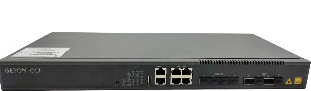 10GE 4PON SFP PORT GPON OLT