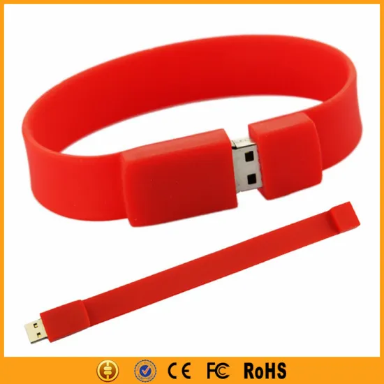 trending hot products pvc bracelet stick usb 1-64gb