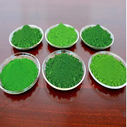 Chromium oxide green for pigment manufacturing