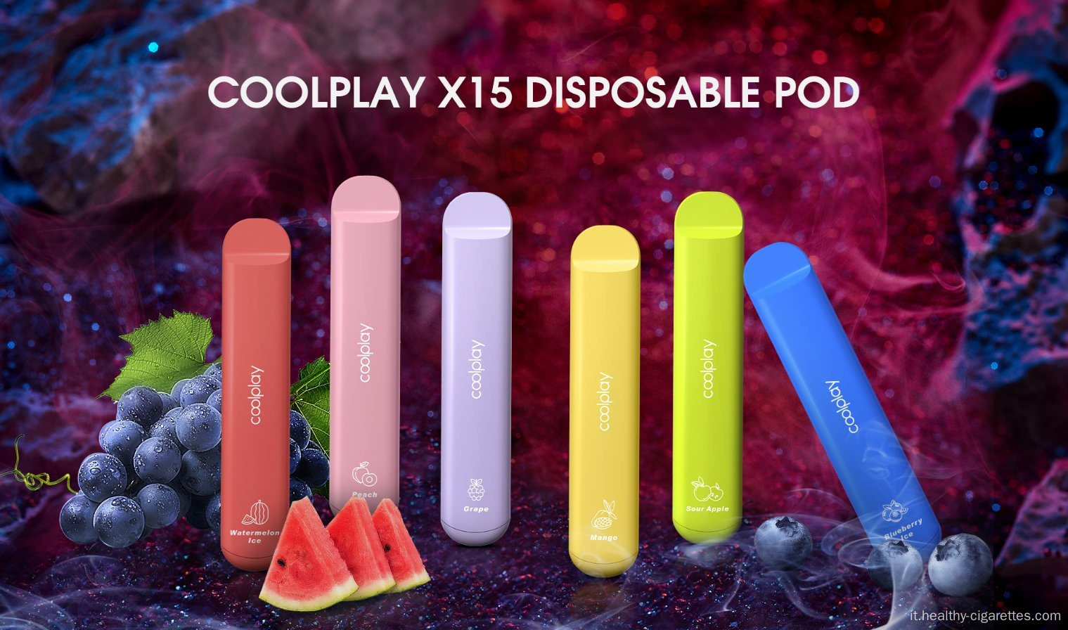 380 mAh batteria coolplay x15 500 sbuffo