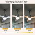 Metal Air Cooler Ceiling Fan With Led Light