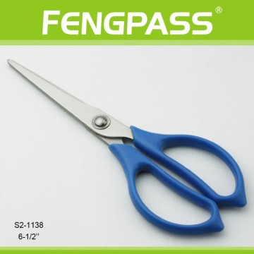 S2-1138 6-1/2" 2CR13 Stainless Steel Stationery / Office Scissors Sharp Tip