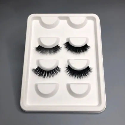 Premium Paper Pulp Molded Eyelashes Trays, Package Box