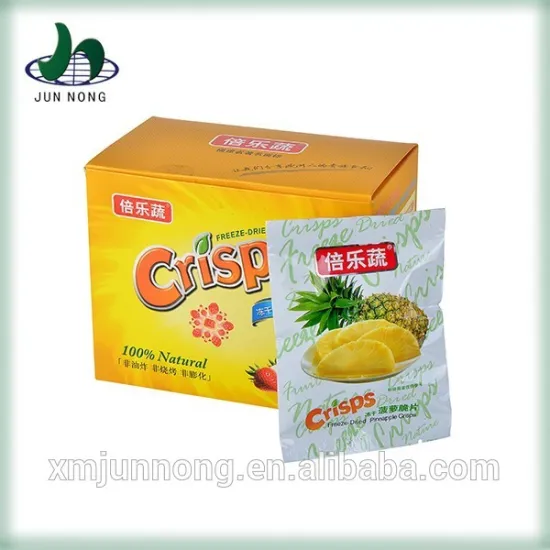 Pineapple taste delicious freeze-dried fruit chips