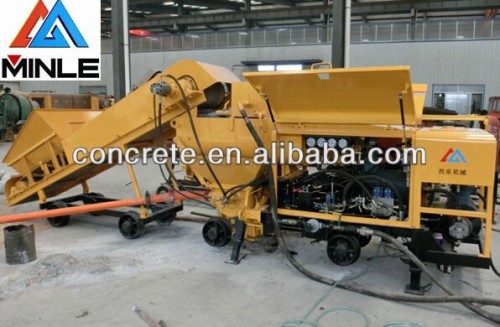 Minle New concrete machine LYP-10 Electric Continuous Filling cement Concrete Mixer Machine