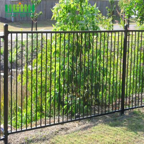 decorative wrought iron fence panel for