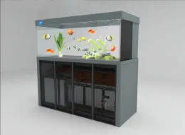 Elegant Large Fish Tank for Living Room Decor