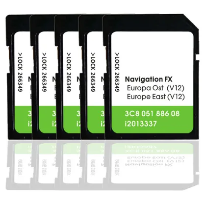 Fx East V12 310 Card Mapa - VW RNS Full Navigation Maps & GPS SD Card